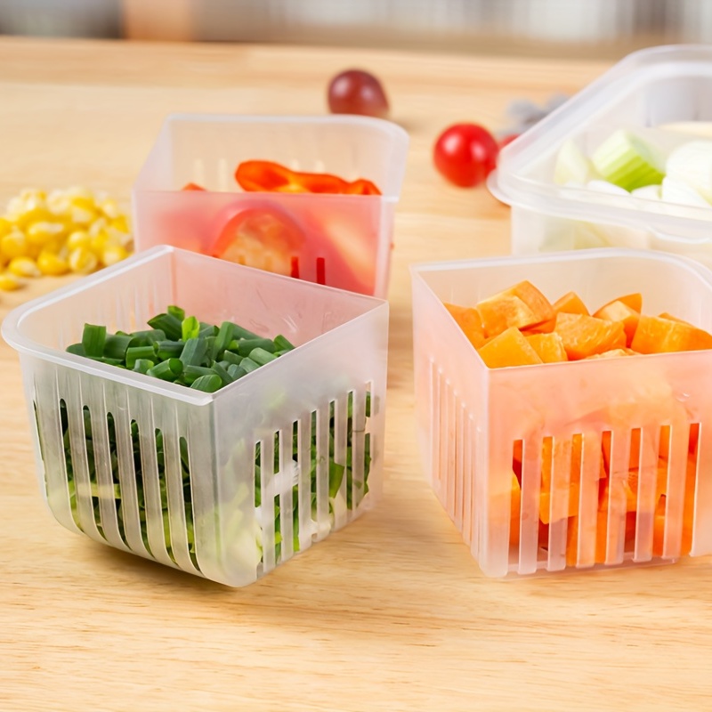 Fruit Storage Containers For Fridge Organizer Vegetable Fresh Food
