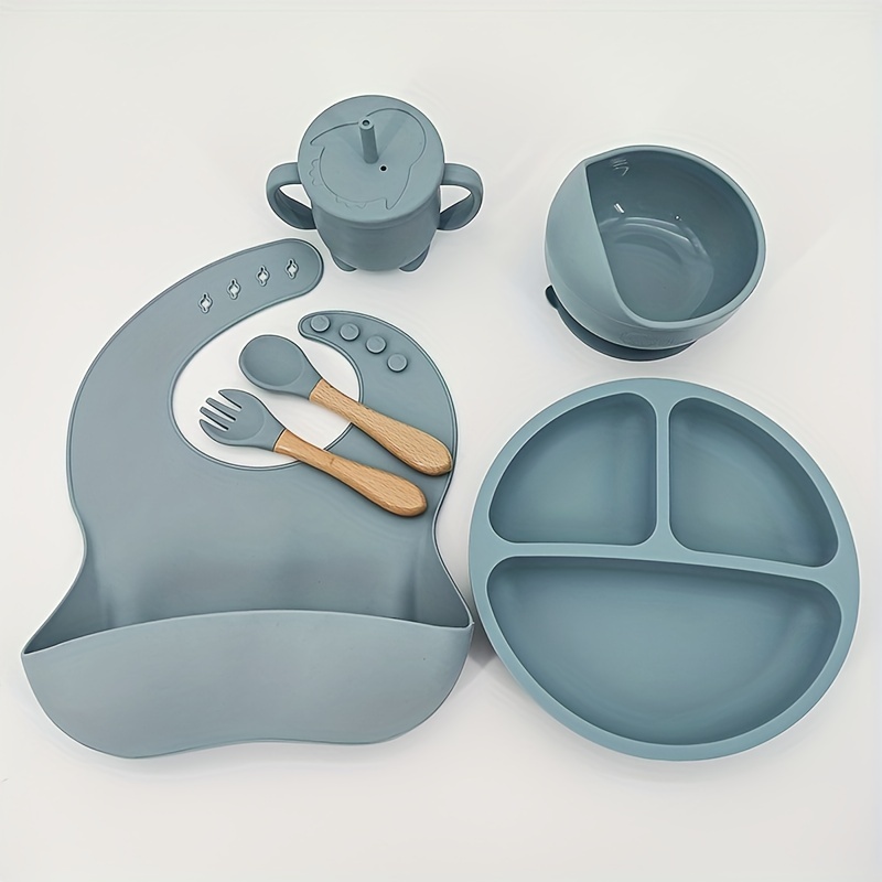 Baby feeding set with cup, plate & cutlery