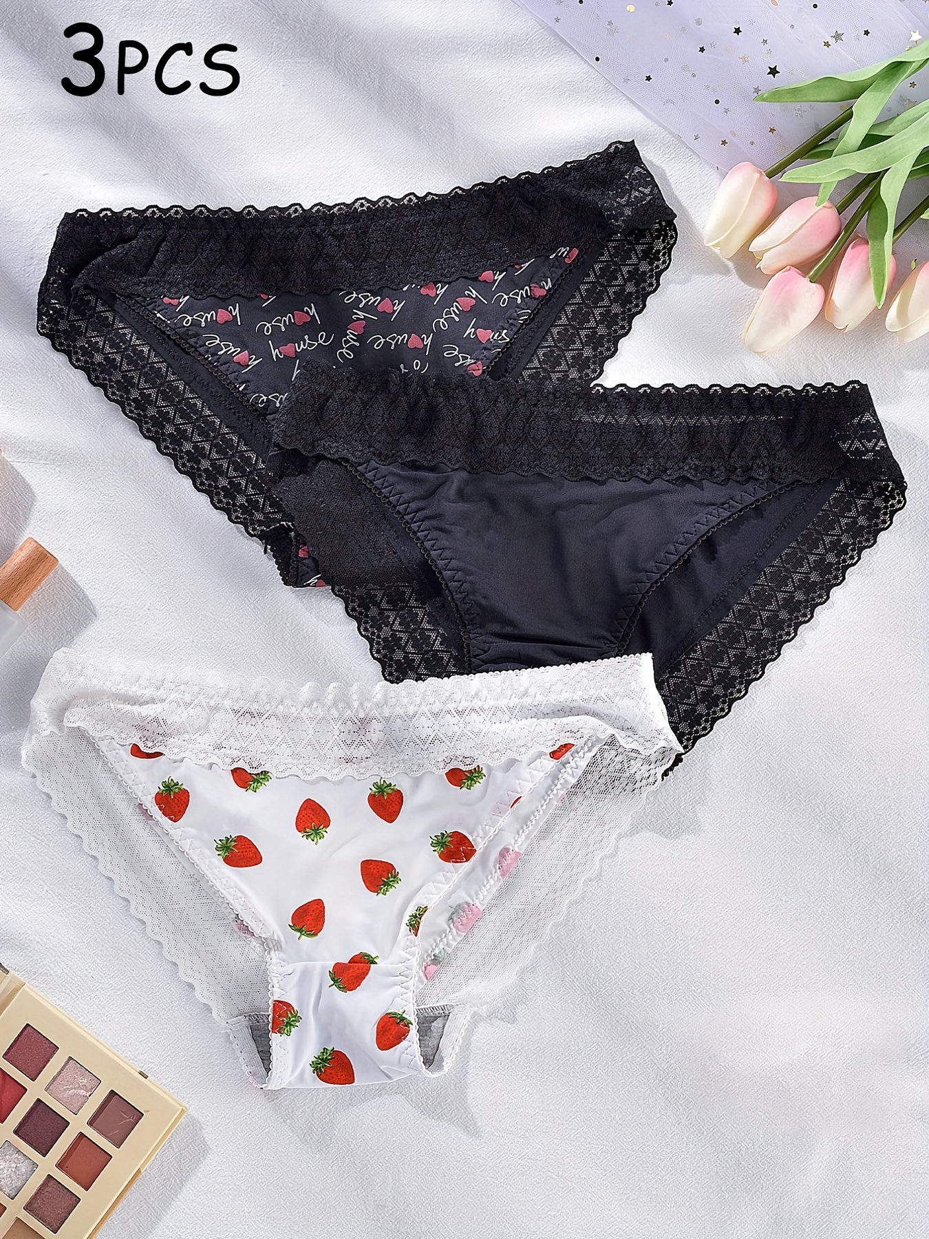 Strawberry Printed Top and Shorts Lingerie Set -  Canada