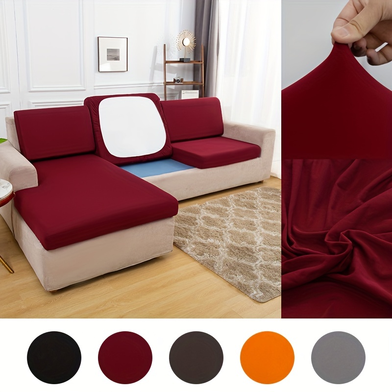 

1pc Couch Cushion Cover, Stretch Sofa Seat Slipcover Removable Sofa Cover Seat Cushion Cover Scratch Resistant Sofa Cushion Cover For Living Room Cushion Couch