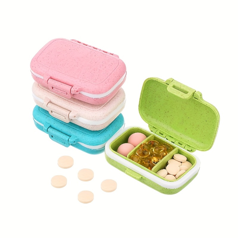 Travel Pill Organizer Moisture Proof Small Pill Box Daily - Temu