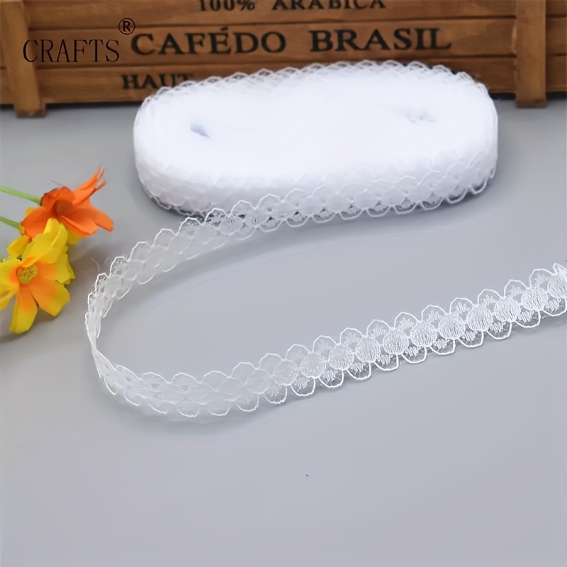 Image of New Lace Trim Diy Ribbon, Sewing Accessory, Craft Fabric Edge Lace For Diy Gift Wrapping And Bow Making