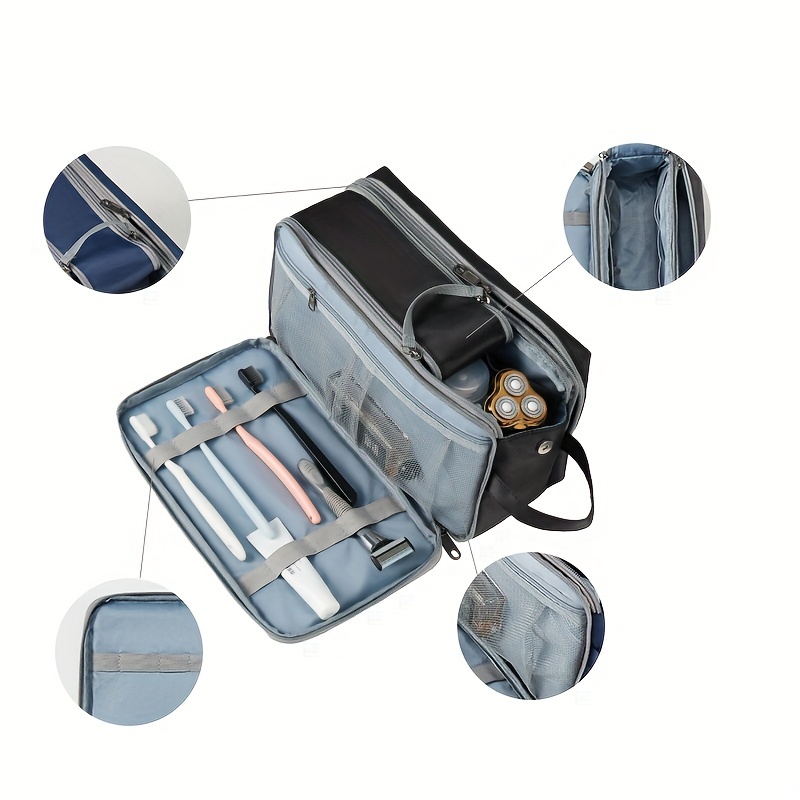 Men's Wash Bag Business Portable Storage Bag - Temu