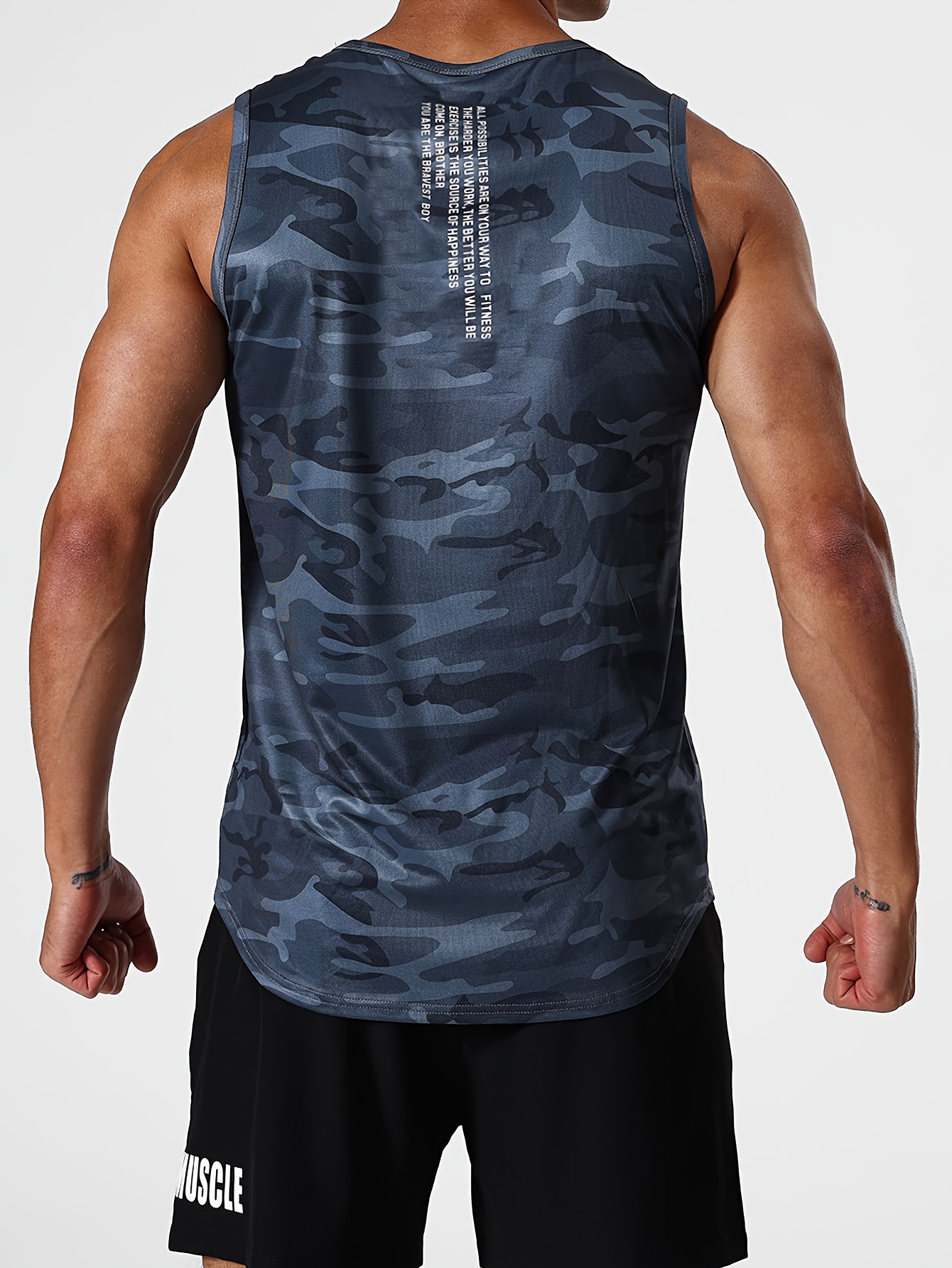 Mens Camo Tank Top