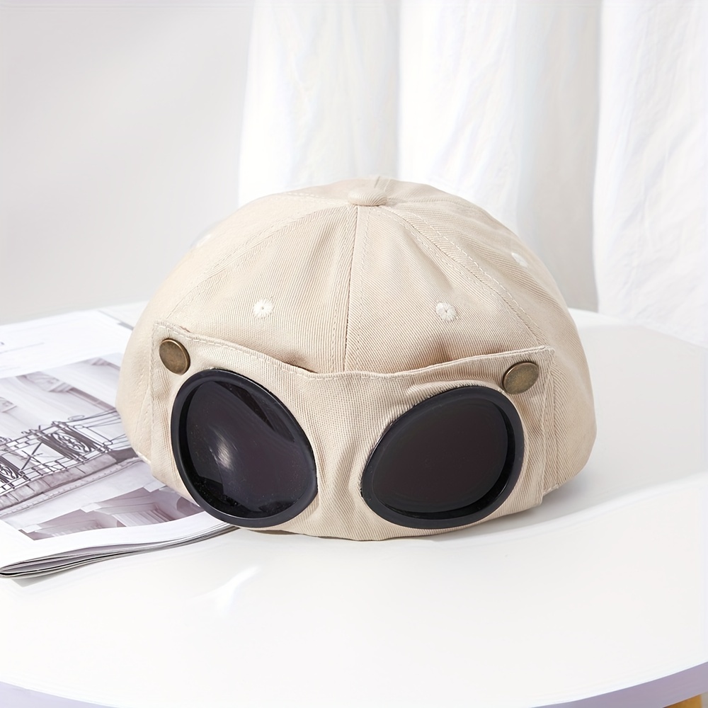 Men's Duck Tongue Cap with Sunglasses Sun Hat