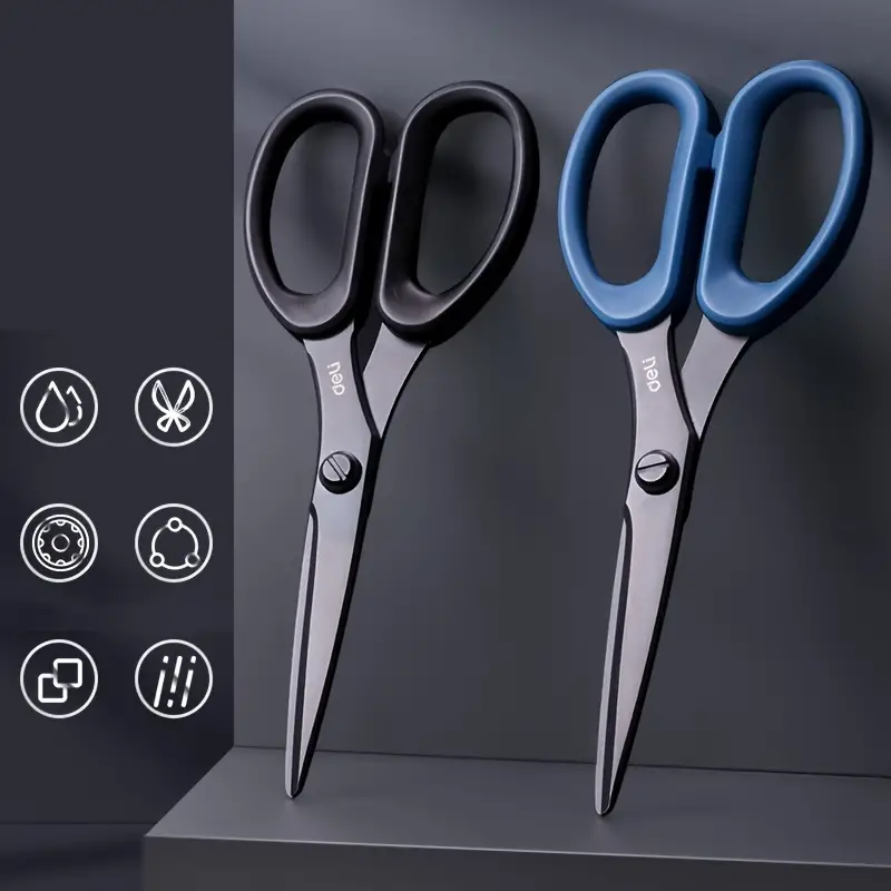 1pc Solid Color Scissors, Simple Multi-purpose Foldable Scissors For  School, Office, Student, Paper Cutting, DIY Craft