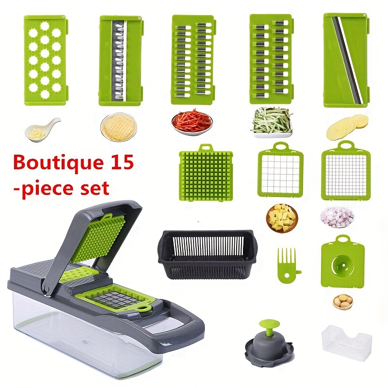 8 in 1 Fruit And Vegetable Cutter With Container - Temu