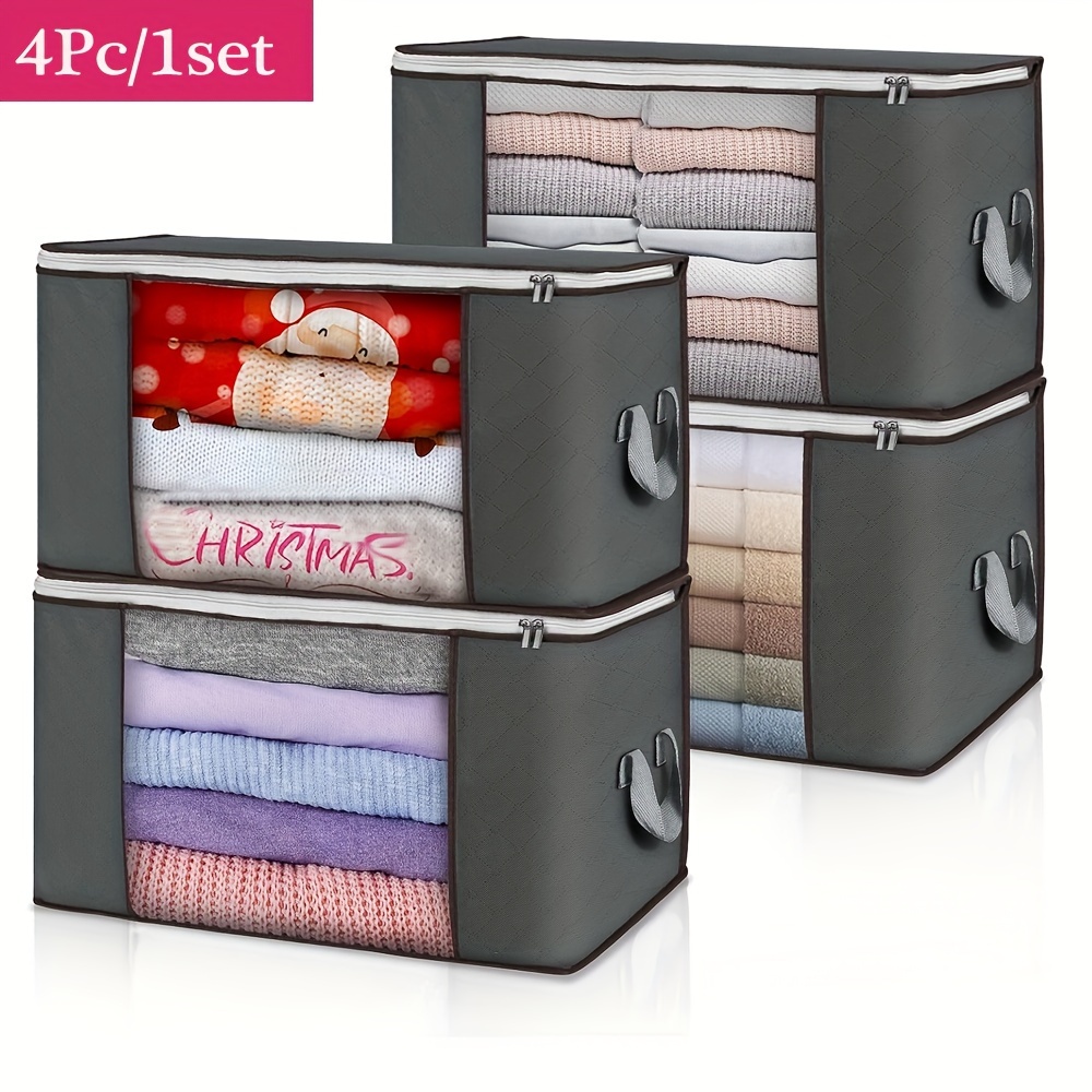 Cartoon Children's Foldable Blanket Storage Bags Organize - Temu