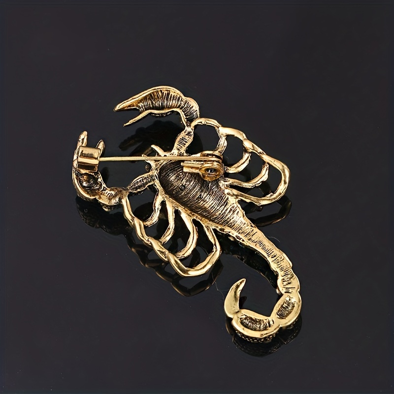 Scorpion Animal Charm Brooch Pin