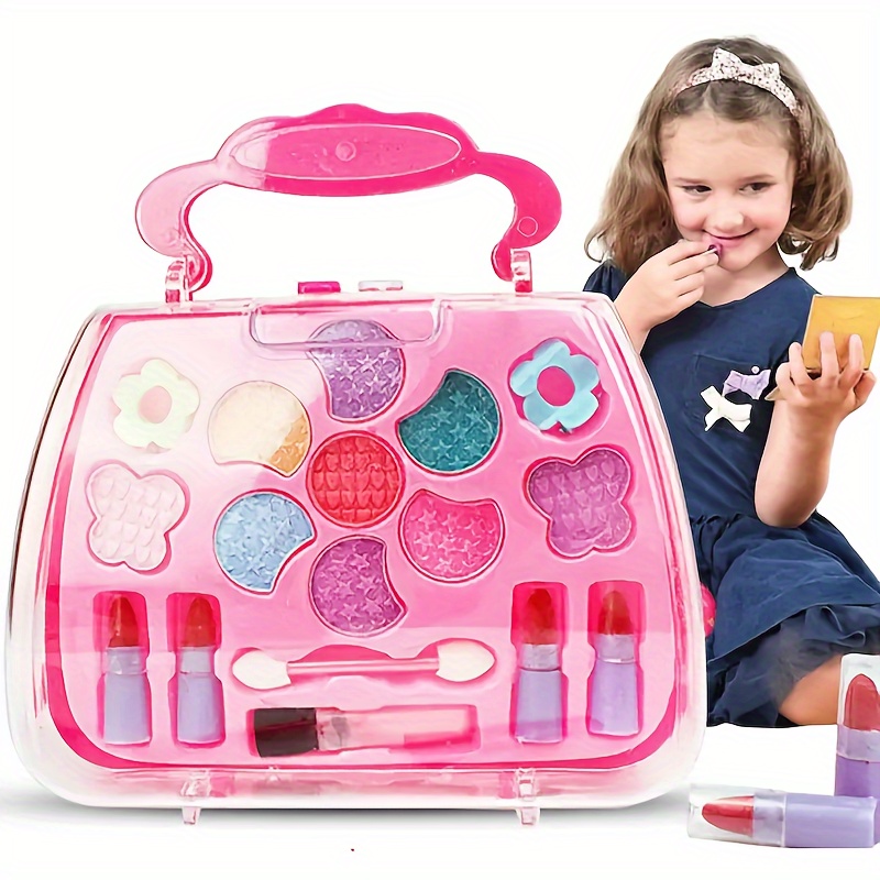 Disney princesas crianças fingir jogar brinquedos compõem kit maquiagem  conjunto seguro e não tóxico para meninas vestir caixa de presente  cosmético - AliExpress