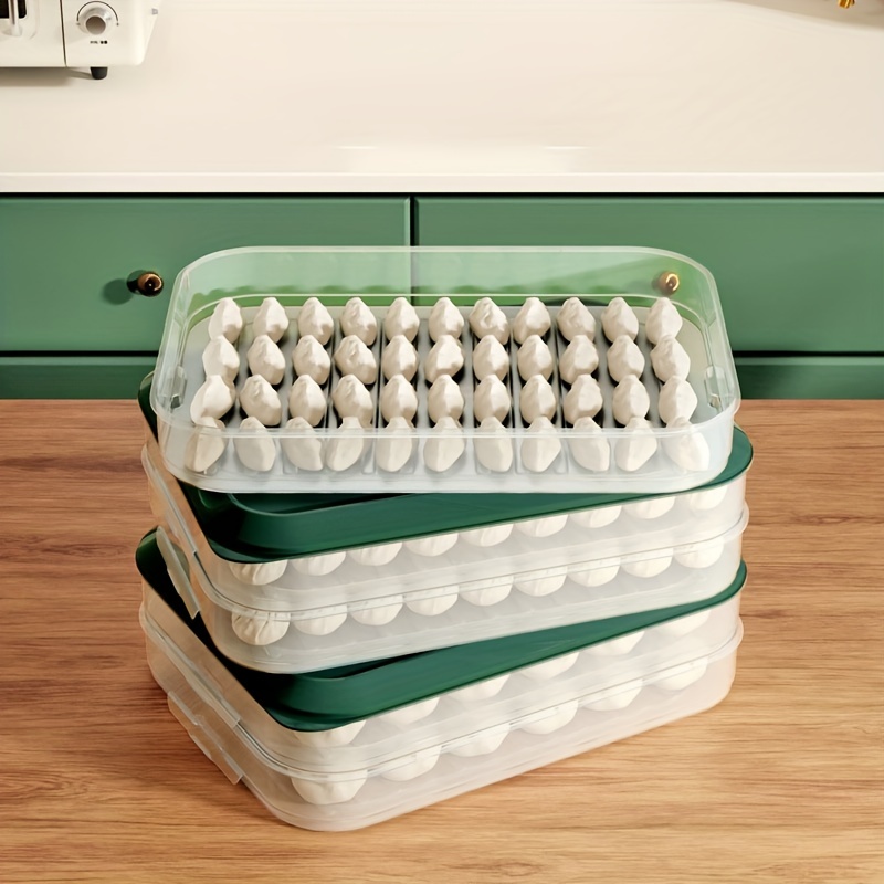 Food Storage Containers Household Dumpling Storage Box 2/3/4 Layer Freezing  Box
