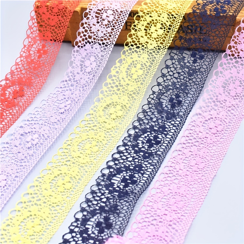 10 Yards Beautiful Lace Ribbon Tape Lace Trim Diy - Temu