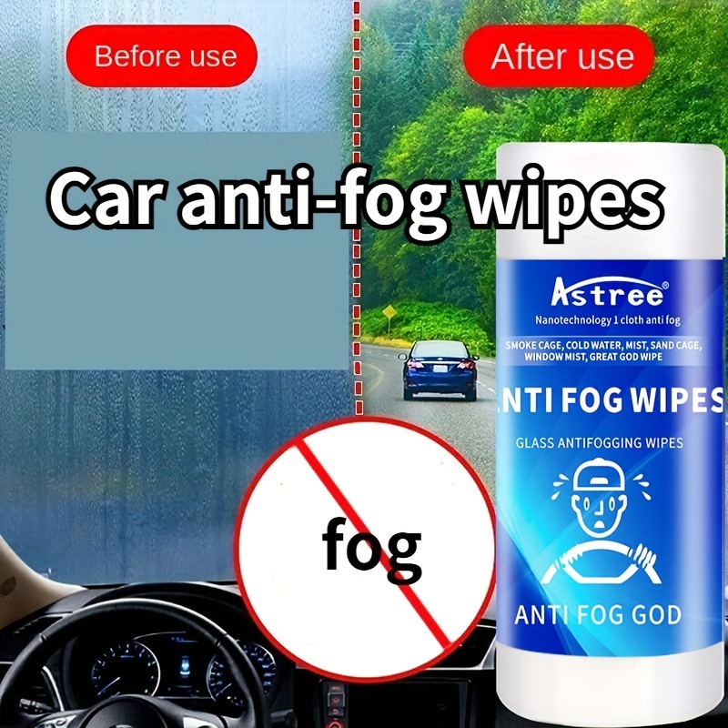 Car Anti fog Wipes Glass Anti fog Cleaning Clear Vision - Temu