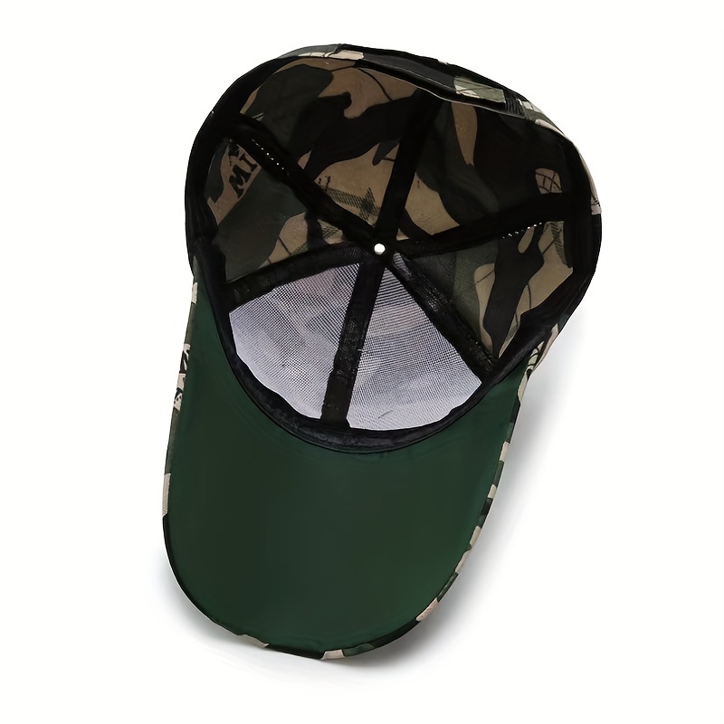 Polyester Knitting Sports Baseball Cap Camouflage Sun Hat Climbing