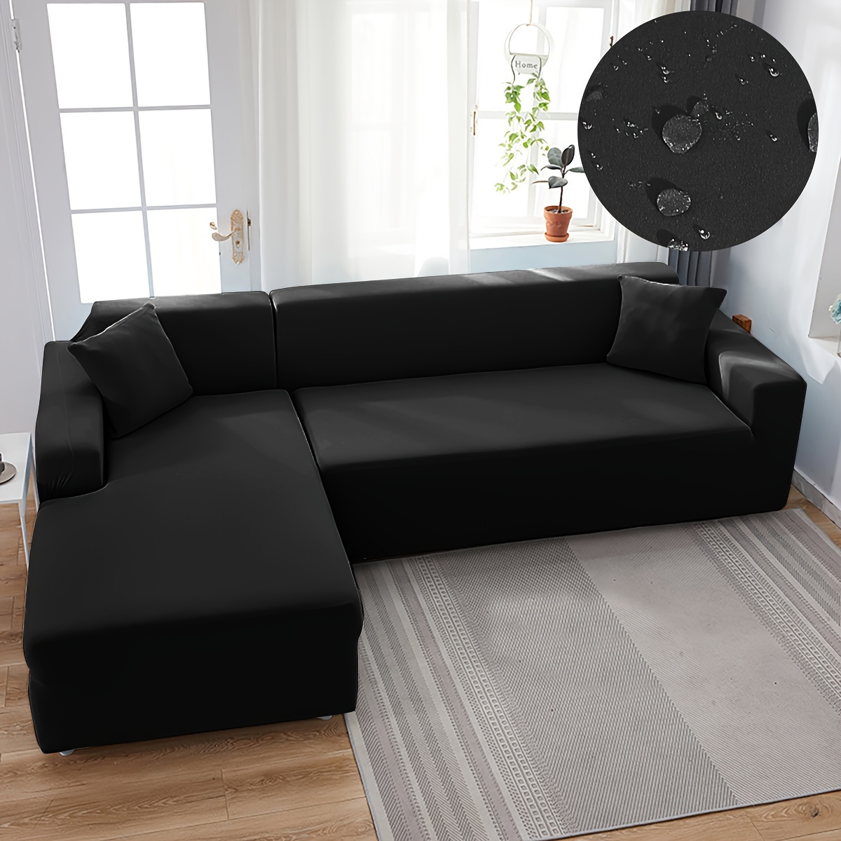 Manta de sofá impermeable multiusos, cubierta de muebles de Color sólido,  tela duradera a prueba de polvo, antiarañazos, decoración del hogar y sala  de estar - AliExpress