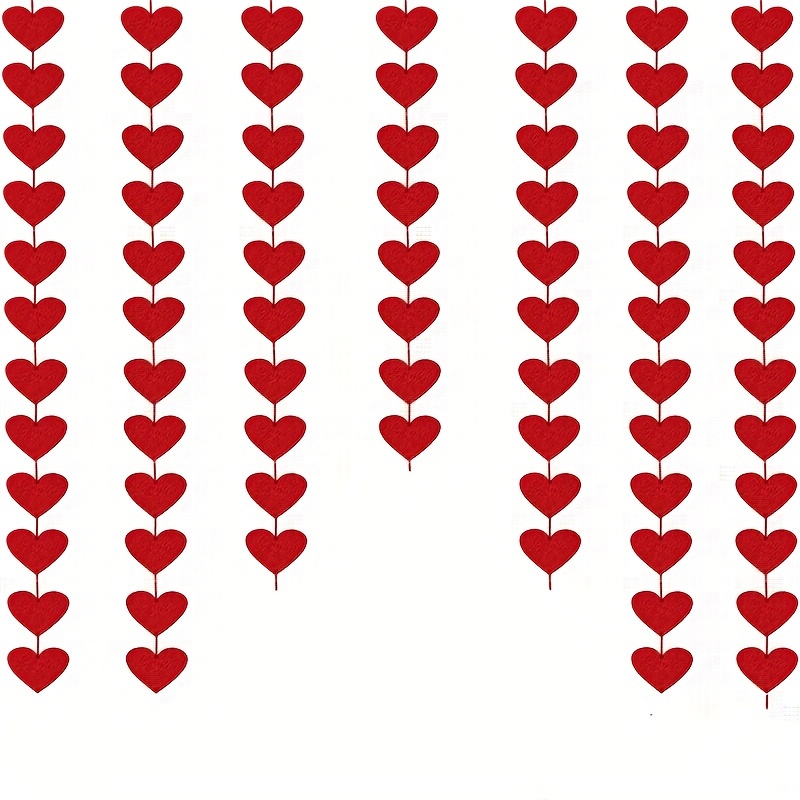 Howaf 30 Pièces Saint Valentin Decoration St Valentin Coeur Guirlande PVC  Rouge Deco Saint Valentin Coeur Amour à Suspendre Plafonds Tourbillons pour  Saint-Valentin Mariage Décoration : : Cuisine et Maison