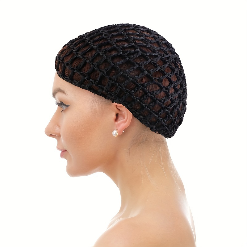 Solid Color Dome Wig Hair Nets Big Hole Mesh Dome - Temu Republic