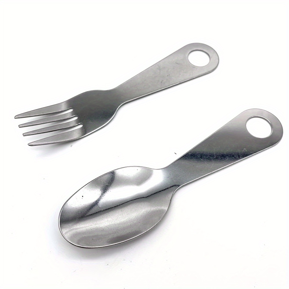 304 Stainless Steel Folding Portable Tableware Outdoor - Temu