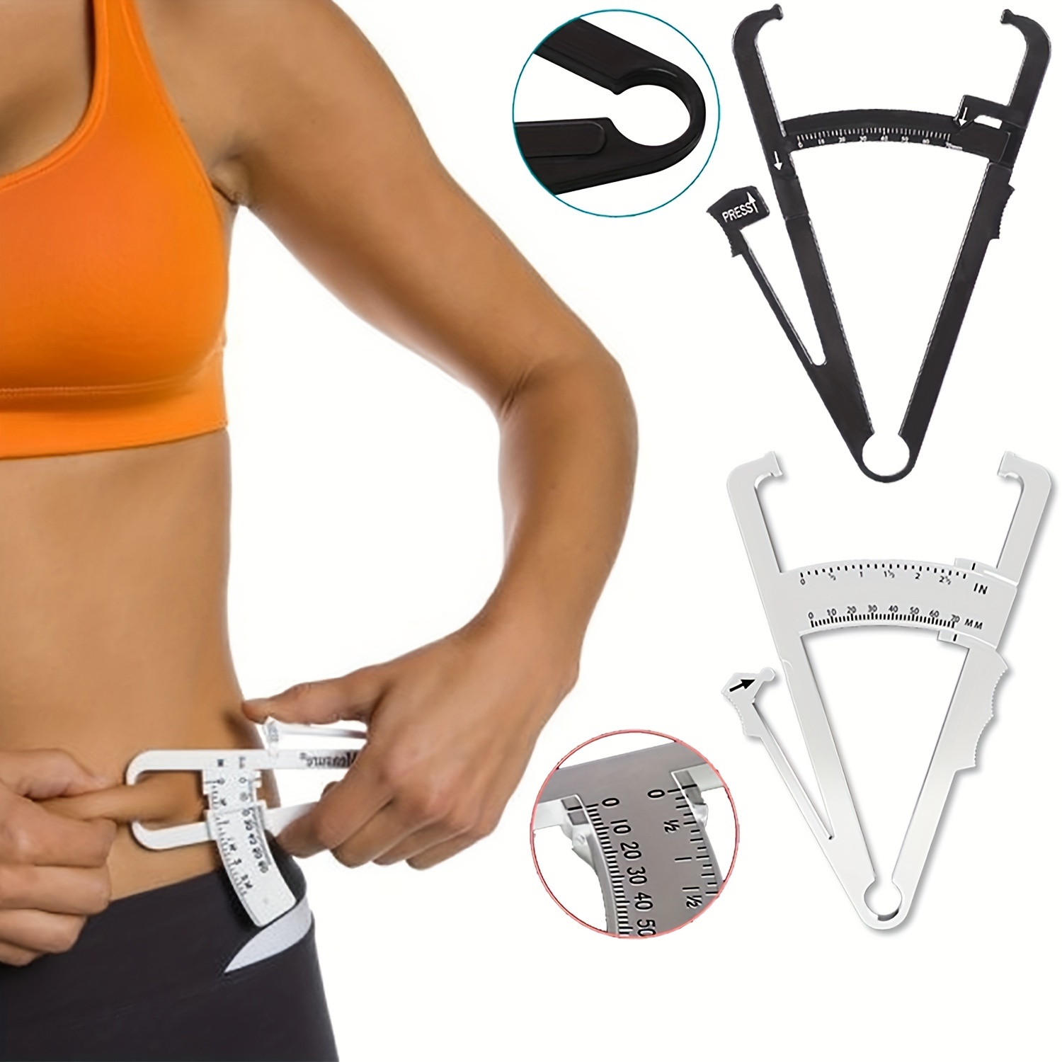 Home Gym Sport Fitness Sebum clamp fat clip sebum caliper fat thickness  measurement fat ruler body fat meter - China body fat caliper, fat caliper