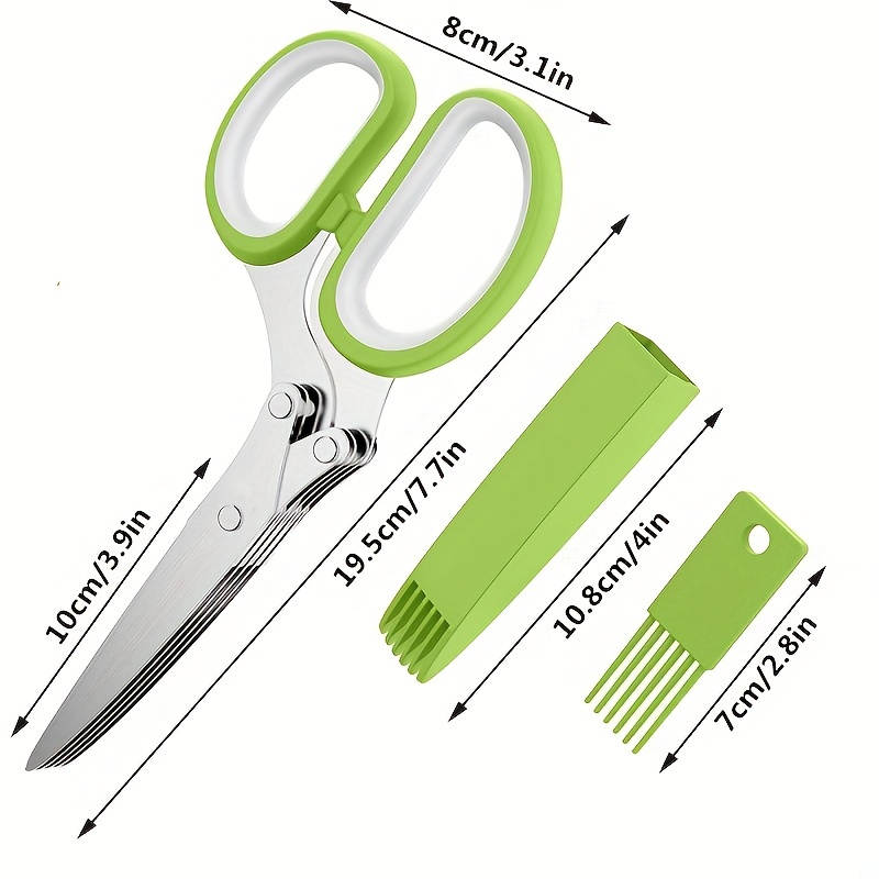 Kitchen Multi-functional Sharp Stainless Steel Onion Scissors Three Layer /  Five Layer Steel Onion Scissors Nori Chopped Food Scissors Strong Multi-layer  Scissors - Temu