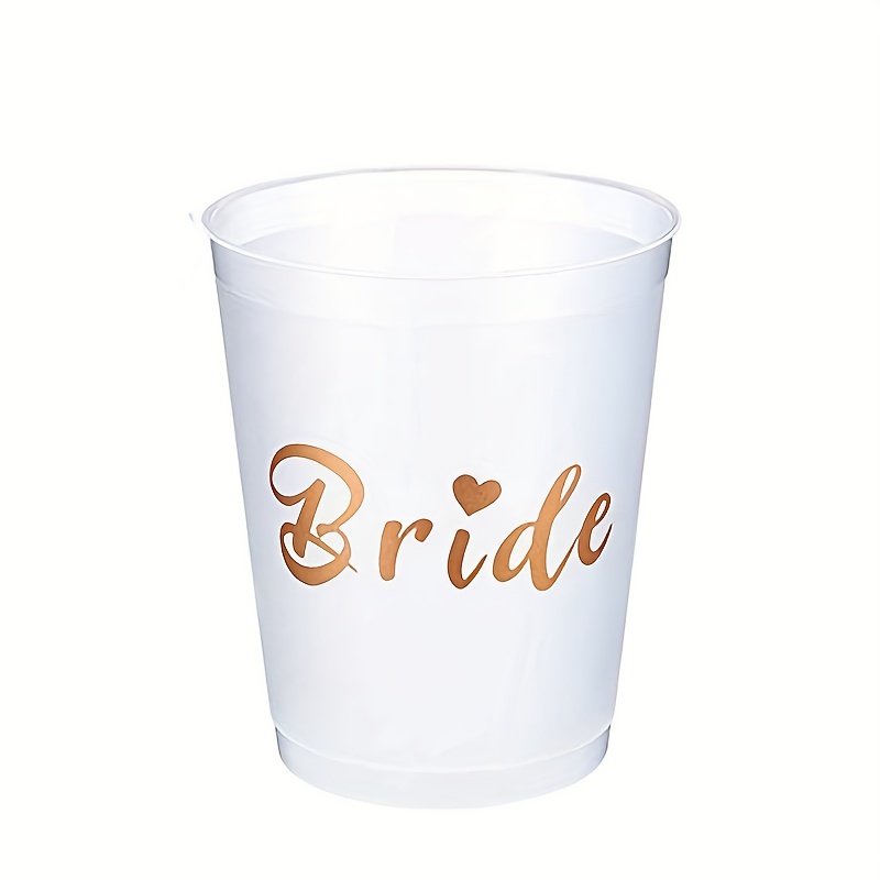 Bride Cup Team Bride To Be Satin Straw Wedding - Temu