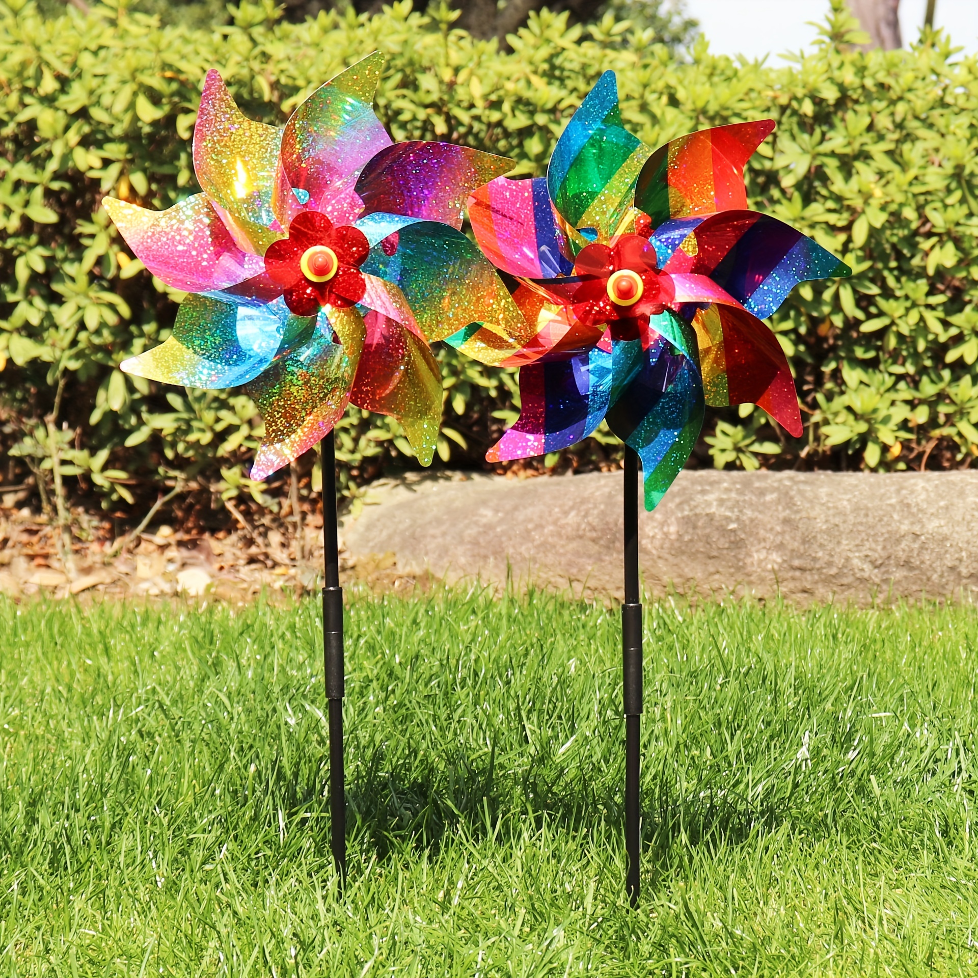Butterfly Shape Wind Spinner Wind Catcher Reflective Windmill