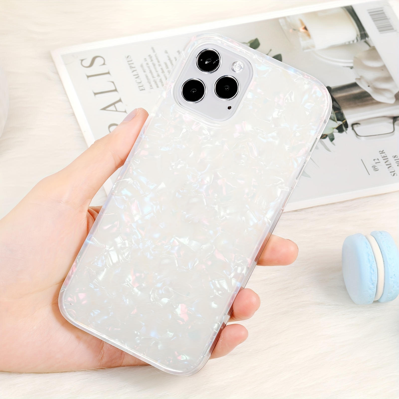 Apple iPhone 12 Pro Case, Glitter Cute Phone Case Girls with