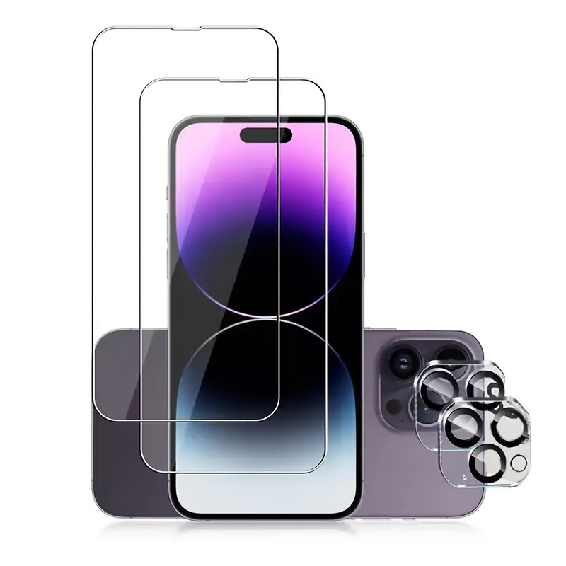 Tempered Glass Screen Protector Camera Lens Protector Iphone - Temu