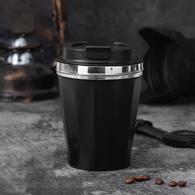 1pc Outdoor Camping Coffee Cup, 304 Stainless Steel 300ml Portable