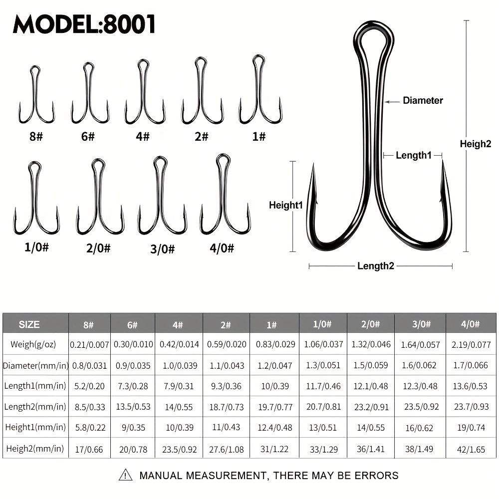 12 Pairs Fishing Hooks With Tippet Line Drag 10kg Set Carbon Steel Double  Fishing Line Hooks Fish Barbed Carp Fishing