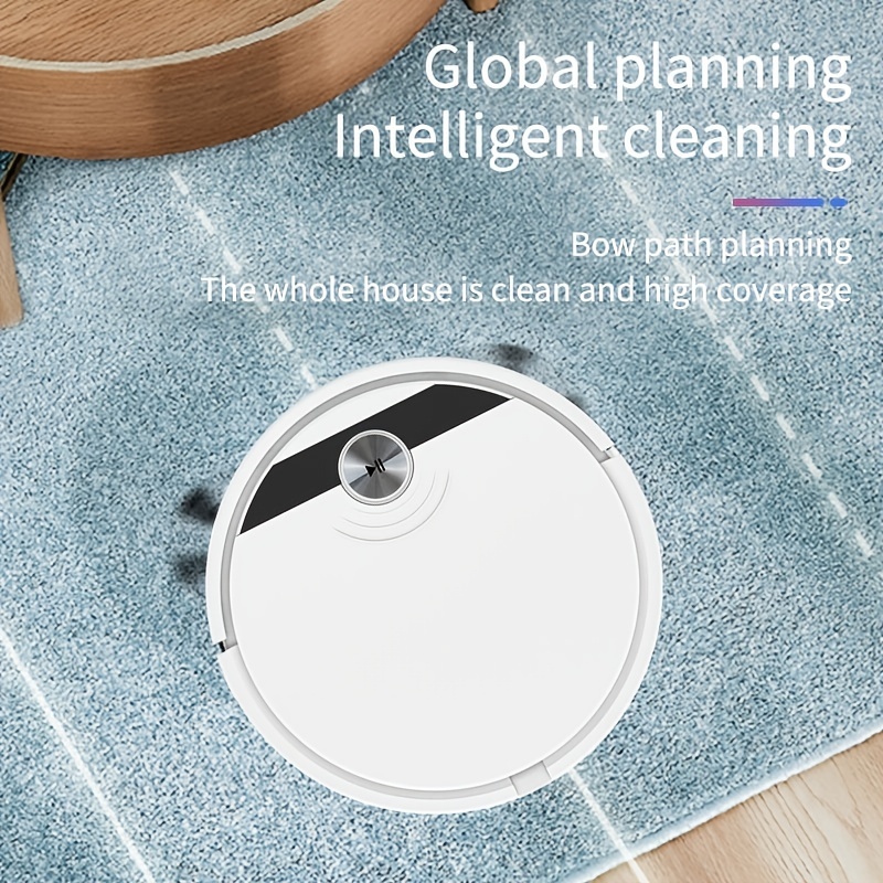 Robot Vacuum Cleaner RS800 Robotic Cleaner 400ML Dustbox Water Tank Tangle Free Strong Suction Slim Low Noise App Control Ideal For Pet Hair Hard Floor And Daily Cleaning