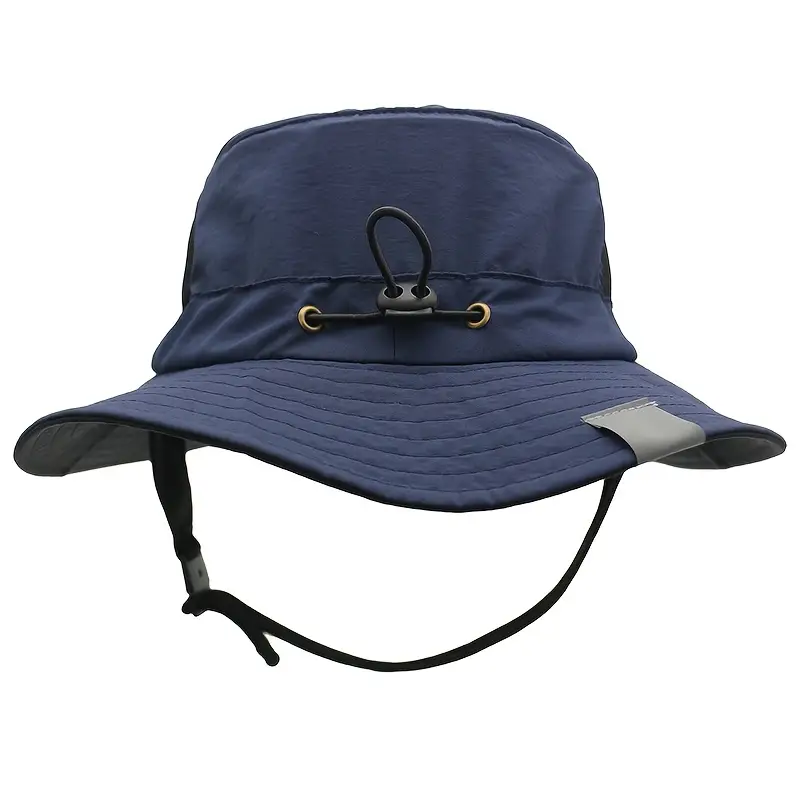 UPF50+ Sunscreen Bucket Hat, Waterproof Sun Hat With Adjustable Drawstring, Quick-drying Breathable Sun Protection Hat For Outdoor Fishing And