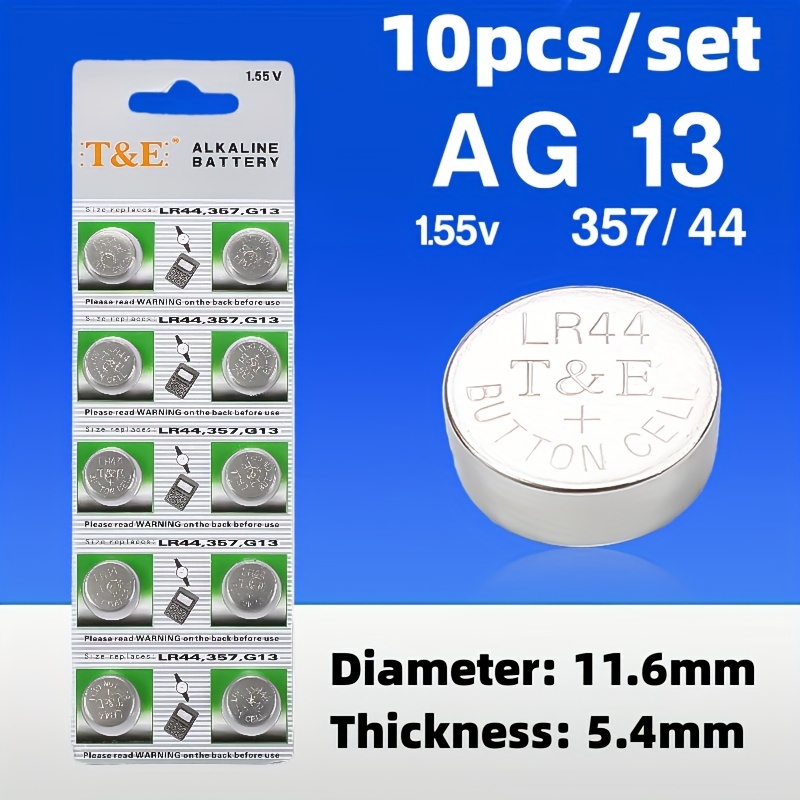 Ag13 Lr44 A76 1.55v Button Batteries For Watch Toys Remote - Temu