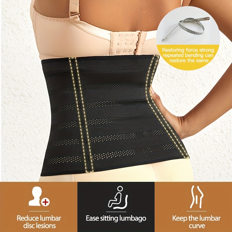 DHINGM No Trace Body Shaping Underwear Abdomen Belt Belt Thin Waist to Reduce  Belly Postpartum Body Waist Seal Retracting Corset Plastic Belt (Color :  Skin color, Size : S) price in UAE