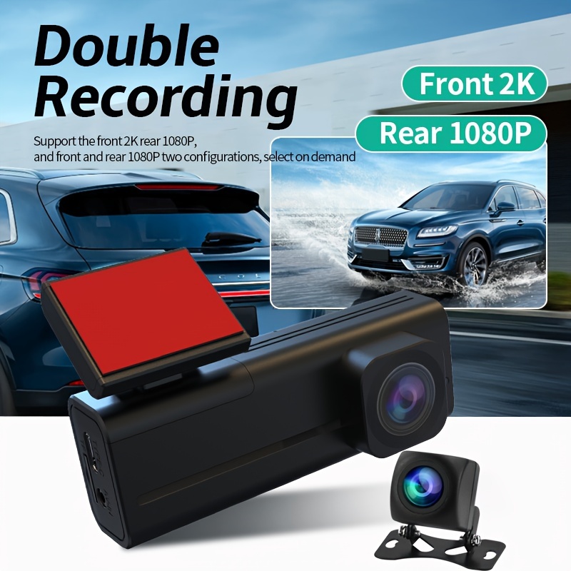 Mobile Phone Interconnection Wifi Smart Driving Recorder, High-definition  Three-lens Three-recorder, Front And Rear Car Dvr With Reversing Image -  Temu Czech Republic
