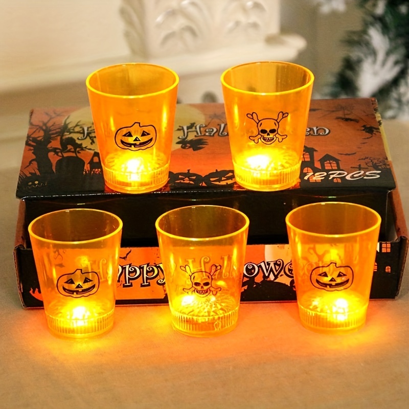 5 Packs Halloween Color Changing Cups with Lids and Straws - Halloween  Decorations Indoor Home, 24oz/710ml Plastic Tumblers Bulk, Reusable Cups  with Dark Castle, Pumpkin Warrior, Flying Witch, Black Cat, Trick or