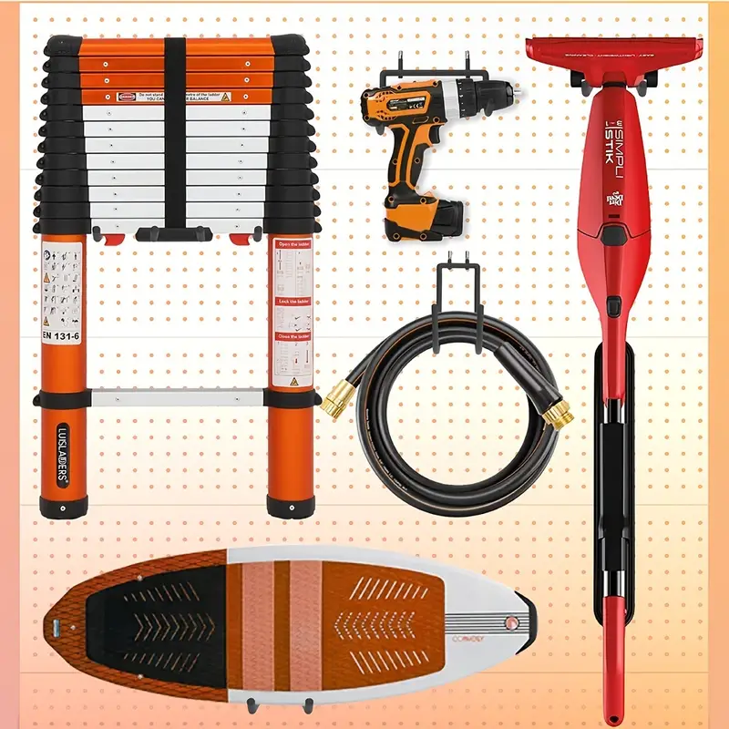 10pcs Pegboard Hooks Peg Board Tool Utility Hooks Holder For Hanging Drill  Power Tools Shovel Hammer - Tools & Home Improvement - Temu