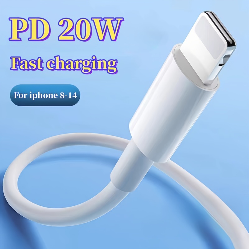 12W PD Carga Rápida USB Tipo C Cable De Carga Para IPhone 14 - Temu