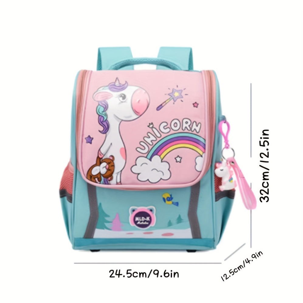 Dino Unicorn Backpack Bucket Bag Large Capacity Water Resistant