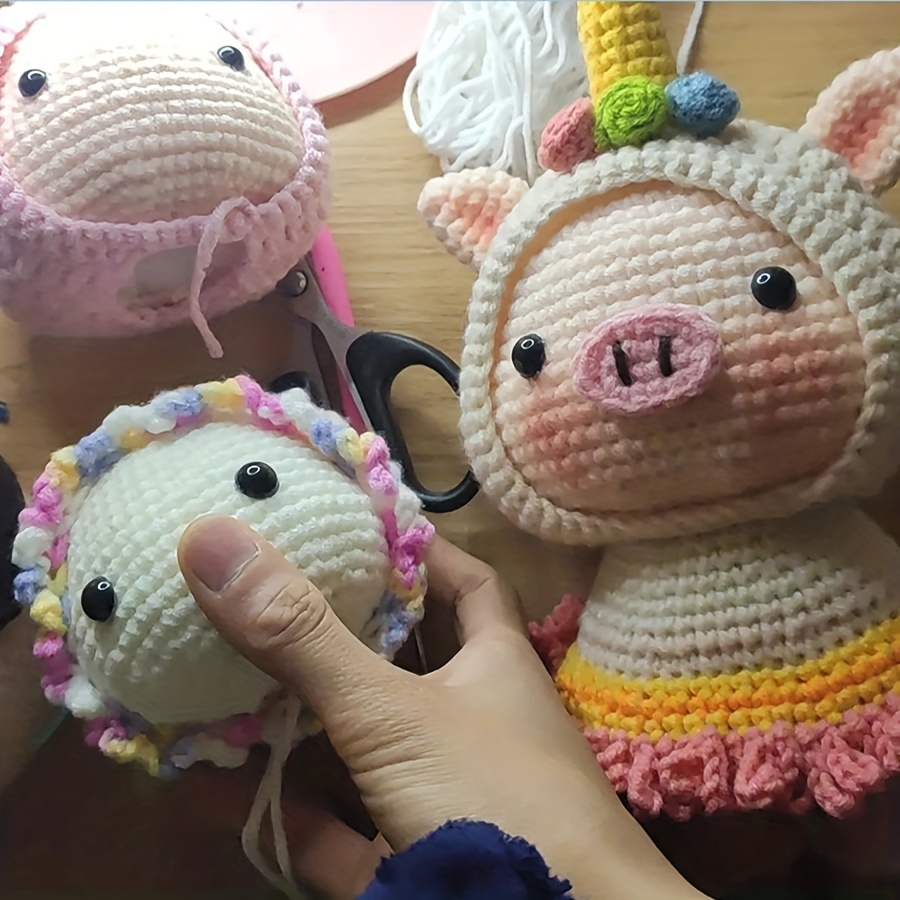 Secure Adorable Amigurumi Eyes Craft Doll Eyes Noses For Toy - Temu