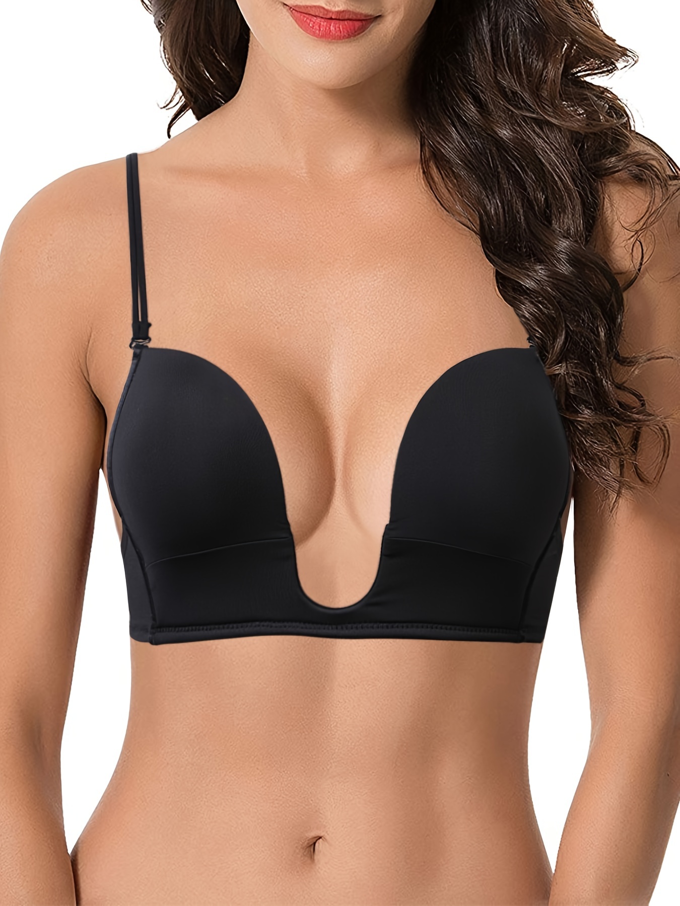 Push up Bra Sexy Lingerie for Women Women's Solid Bra Wire Free