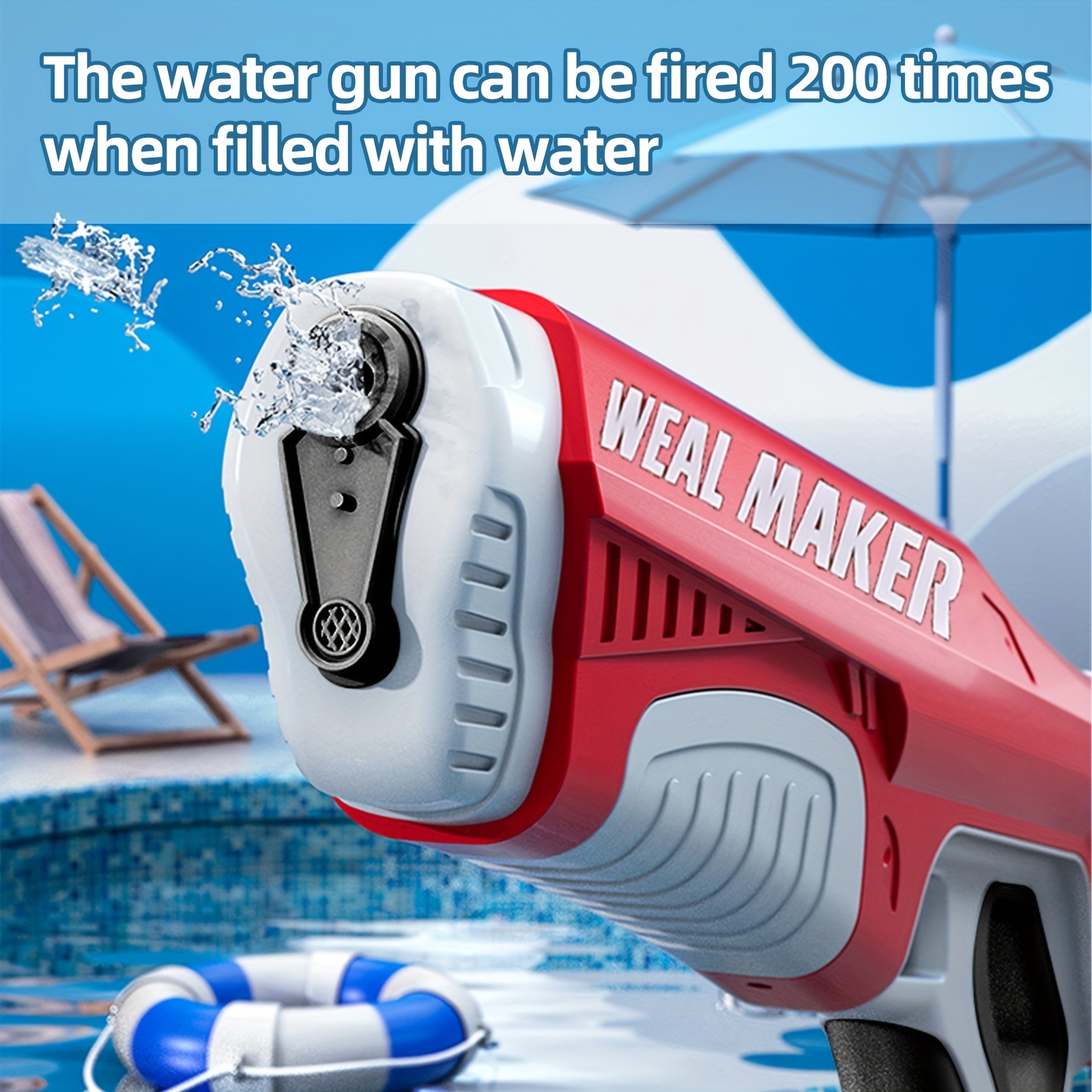 Water Gun Automatic Induction Water Absorbing Summer Electric Toy