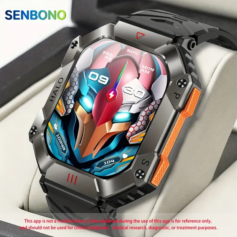 Senbono Smart Watch Uomo Impermeabile Ip67 Smartwatch - Temu Switzerland