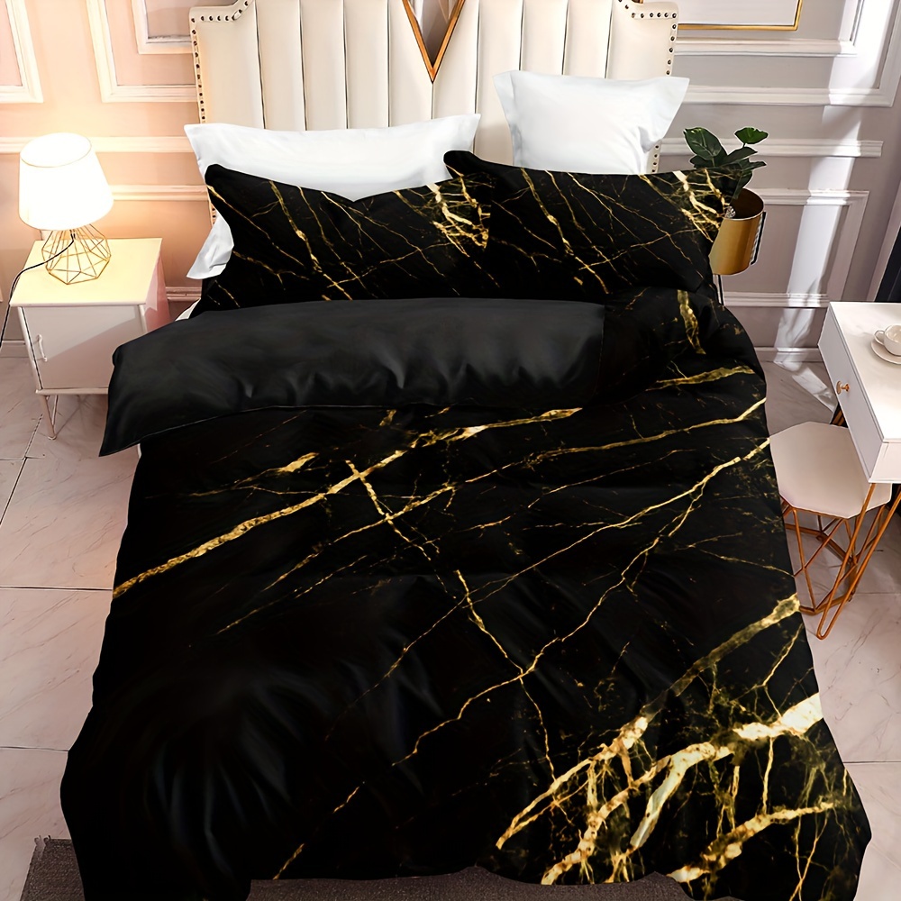 marble bedding luxury marble print Temu United Kingdom