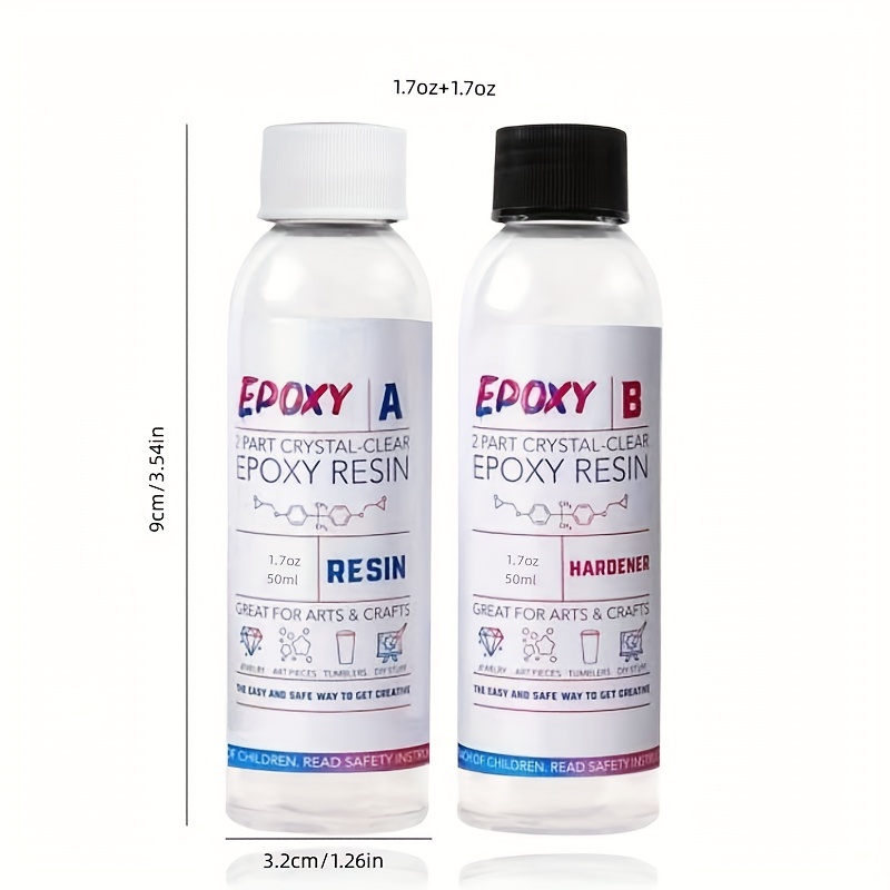 Epoxy Resin Crystal Clear 2 Part Kit For Super Gloss Finish - General Use  Clear Epoxy Resin The, Two Gallon Kit (Save More)