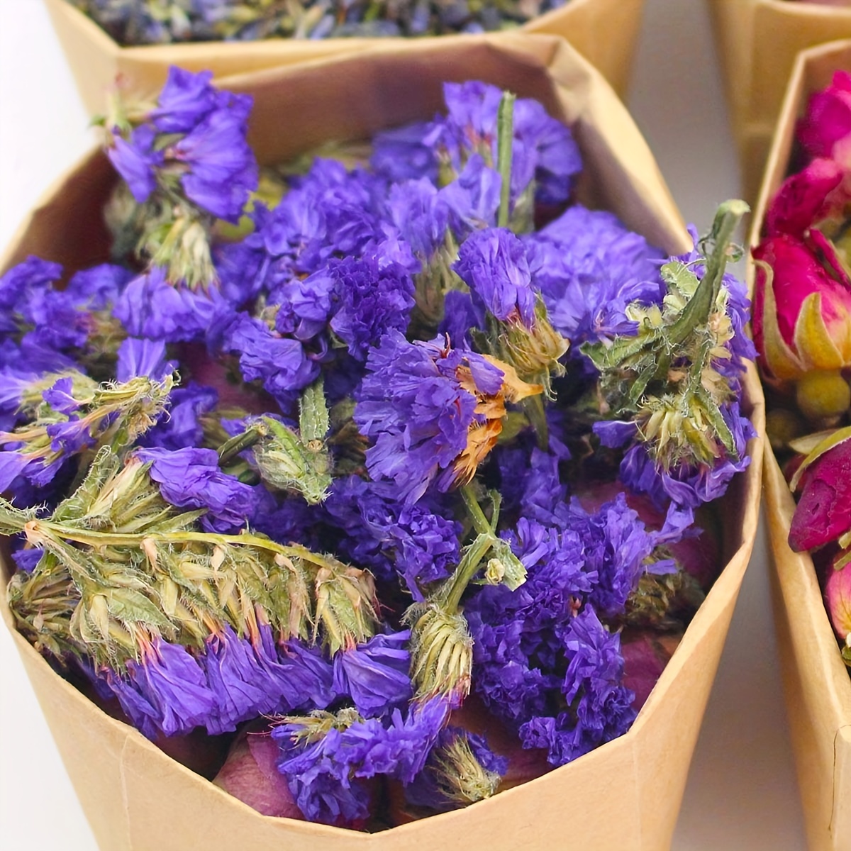  Dried Lavender Flower Buds for Crafts, Baking, Tea