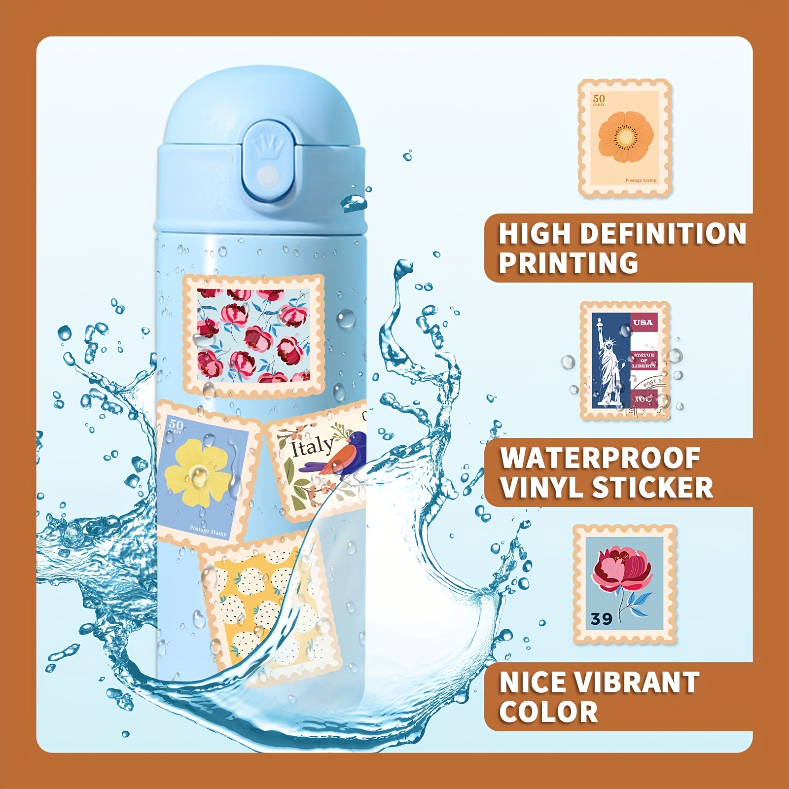 Miami, Florida Orange Vinyl Sticker for Moving Gift  Waterproof Sticker  for Florida Travelers – Sunny Day Designs