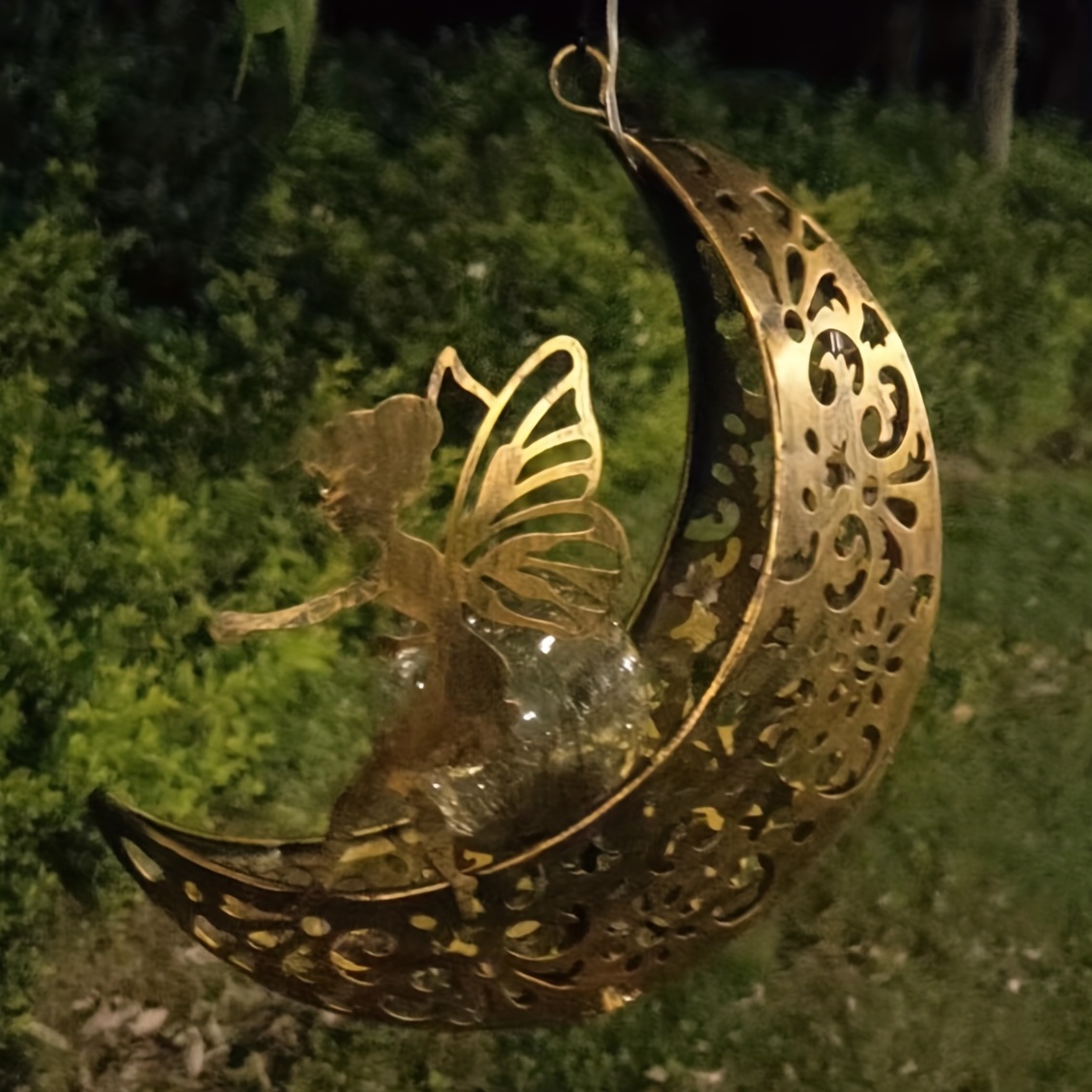 Lot de 2 décorations solaires de jardin avec lanterne féerique - Temu France