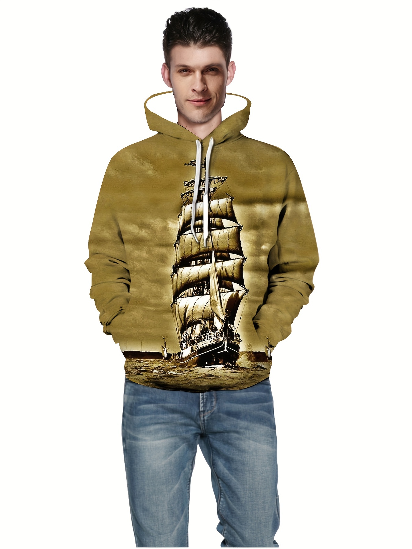 Mens Hoodie  Piratas Clothing