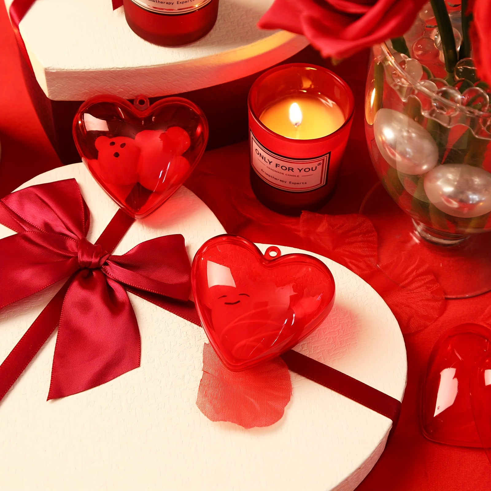 Caja Sorpresa Desplegable con decoraciones de corazones, para una novia en  su cumpleaños #3